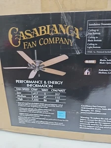 Casablanca Ceiling Fan Brescia Model 55015 Brushed Cocoa  - Picture 1 of 3