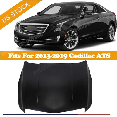 Fits 2013-2019 Cadillac ATS Hood Primed Steel Direct Replacement Part 84076715 — 第 1/4 张图片
