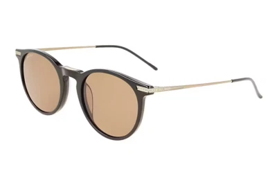 Nuevo Calvin Klein CK22528TS 001 Negro Redondo UV Gafas de Sol 51mm Foto 1 de 3