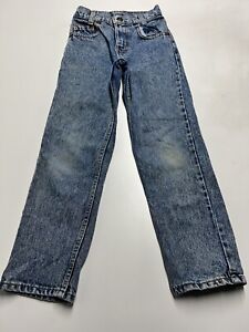 Vintage Levis 505 20505-0717 Red Tab Jeans Kids Size 9 Boys Nice Wash