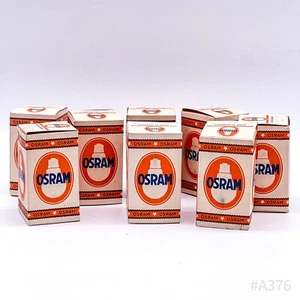 8x Vintage OSRAM Germany Light Bulbs 40W 220-230V No. 430 5 with OVP | Colorful - Picture 1 of 12