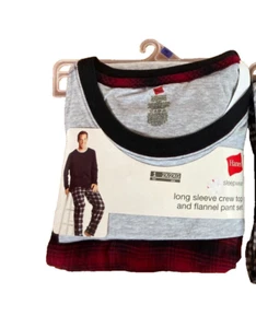 Pigiama uomo grande set 2 pezzi Hanes taglia 2X nuovo - Foto 1 di 2