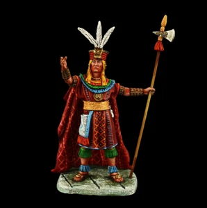 Soldado de hojalata coleccionable Atahualpa, Sapa Inca 1500-1533 A.C. Nuevo Mundo - Imagen 1 de 5
