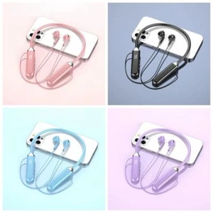 Hanging Neck Sports Headphones High Sound Bluetooth Headset Universal - Zdjęcie 1 z 16