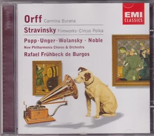 ORFF..STRAVINSKY - RAFAEL FRUHBECK de BURGOS..POPP/UNGER/WOLANSKY/NOBLE - Imagen 1 de 2
