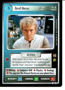 STAR TREK CCG THE MOTION PICTURES RARE CARD DAVID MARCUS - Picture 1 of 1