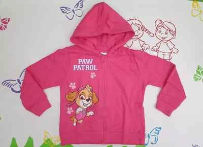 UNITEDLABELS AG Paw Patrol Kinder Sweatjacke Mit Kapuze Baumwolle Pink Größe 122/128