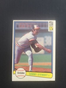 1982 Donruss Baseball # 457 Sammy Stewart Orioles
