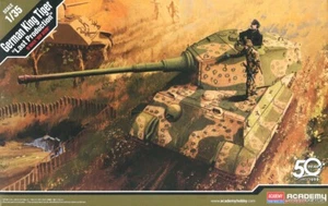 GERMAN PZKPFW VI AUSF.B KINGTIGER LAST PRODUCTION #13229 1/35 ACADEMY - Picture 1 of 2