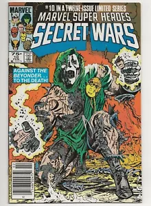 Marvel Super Heroes SECRET WARS #10 F/VF (Marvel Comics 1985) Iconic Doom Cover - Picture 1 of 2