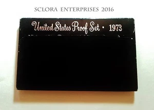 1973 Proof Set Box & Lens ONLY - Picture 1 of 6