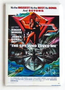 The Spy Who Loved Me FRIDGE MAGNET movie poster "style A" - Picture 1 of 3