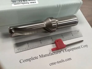 U drill 7/8"x2-3/4"x5-3/4", 1" shank, index, w. WCMX04 inserts #UD-78 - Picture 1 of 5