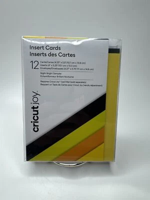 Pack of 12 Cricut Joy Insert Cards Black/Green/Orange/Yellow Halloween Envelopes - Image 1 of 4
