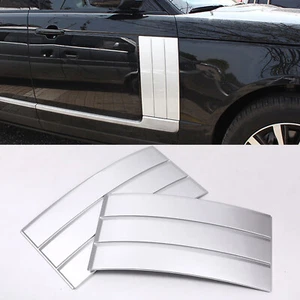 Silver Door Side Fender Vent Grille Cover Fit For Range Rover Vogue L405 2013-20 - Picture 1 of 11