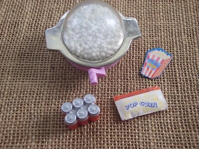 Lote de bocadillos de película vintage Tyco Kitchen Littles palomitas de maíz soda Foto 1 de 4
