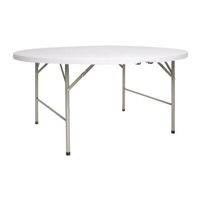 Bolero 5ft Round Table - White • 110£