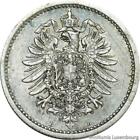 O7985 Germany Empire 50 Pfennig Wilhelm I 1876 B Silver AU