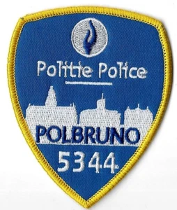 BÉLGICA Police POLBRUNO 5344 - Parche insignia policía Belgium Bruxelles - Imagen 1 de 1