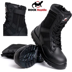 Herren Magnum Panther 8.0 Taktisch Polizei Kampf Arbeitssicherheit Stahlzehe Hi Stiefel Gr. - Bild 1 von 2