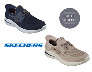 Skechers Slip-ins: Delson 3.0 - Cordones elásticos Roth veganos ajuste clásico espuma viscoelástica - Imagen 1 de 6