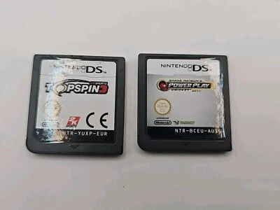Nintendo DS Lot Bundle Games - Top Spin 3 & Powerplay - Image 1 of 2