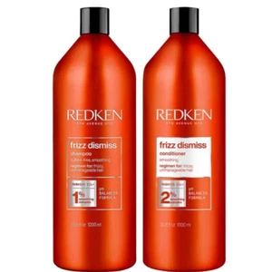 REDKEN Frizz Dismiss Shampoo & Conditioner 1000ml Duo Pack - Picture 1 of 3