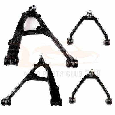All (4) Front Upper & Lower Control Arms Kit for 2000-2006 GMC Yukon XL 1500 - Image 1 of 4