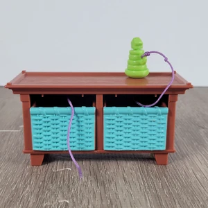 Fisher Price Loving Mesa de Salón Familiar con Almacenamiento - Falta 1 Juguete ~ Leer - Imagen 1 de 9
