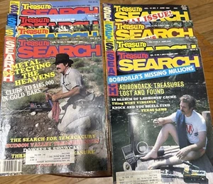 Treasure Search Magazine Lot (8) Various Issues June 83-Aug 87 Metal Detecting - Picture 1 of 10