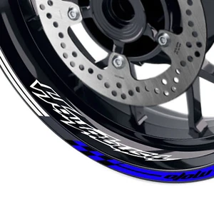 Blue AA01 Check Decal Rim Stickers For Suzuki Hayabusa GSX1300R  99-23 22 21 - Bild 1 von 14