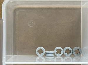 Piezas LEGO - Gris azulado claro Technic Bush 1/2 suave - No 4265c - Cantidad 5 - Imagen 1 de 1