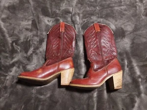 Acme Damen rotbraun Cowboystiefel - Größe 5, County, Reiten, stilvoll - Bild 1 von 9