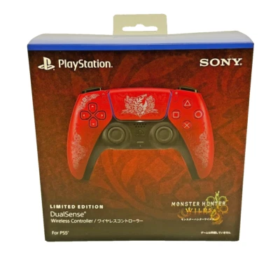 PS5 DualSense Wireless Controller Monster Hunter Wilds Limited Edition Sony NEW - Image 1 of 4