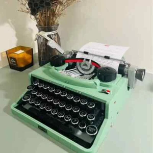 Retro Ideas Schreibmaschine Bausteine hoher Schwierigkeitsgrad Gruppe zusammengebaut Spielzeug - Bild 1 von 28