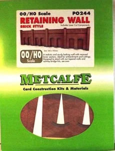 METCALFE PO244 OO/HO STÜTZMAUER ZIEGELSTIL - Bild 1 von 2