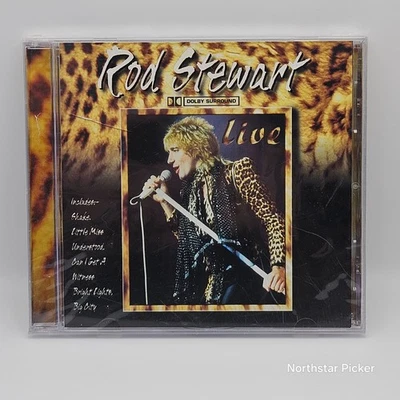 Rod Stewart Live by Rod Stewart (CD, 2001, Cedar) Factory Sealed NEW - Image 1 of 3