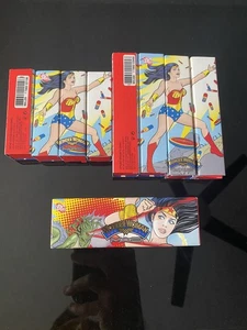 MAC Wonder Woman Lot 4 Lipstick, 4 Lip Glass 1 Eye Shadow DC Comics Collection - Picture 1 of 24