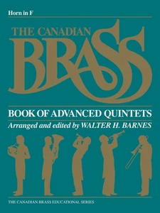 Canadian Brass Book of Advanced Quintets French Horn Part Classical Sheet Music - Picture 1 of 1