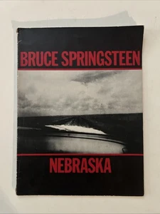 Rarissimo libro di canzoni vintage 1982, originale Bruce Springsteen Nebraska - Foto 1 di 5