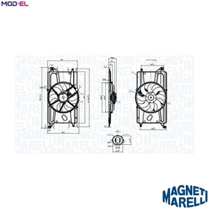 FAN ENGINE COOLING 069422900010 FOR FORD FOCUS/II/Van/Turnier/Convertible 1.6L - Picture 1 of 9