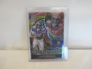 Panini Specta Justin Jefferson 2023 inserto cromático Prizm Vikings CH-JJE 18/25 - Imagen 1 de 4