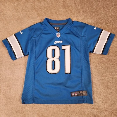 Calvin Johnson Detroit Lions NFL Players Nike On Field Toddler Jersey Size L (7) - Image 1 of 4