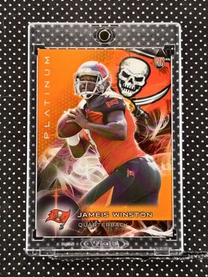 Topps Platinum Orange Jameis Winston Rookie RC #101 2015 Tampa Bay Buccaneers Foto 1 de 2