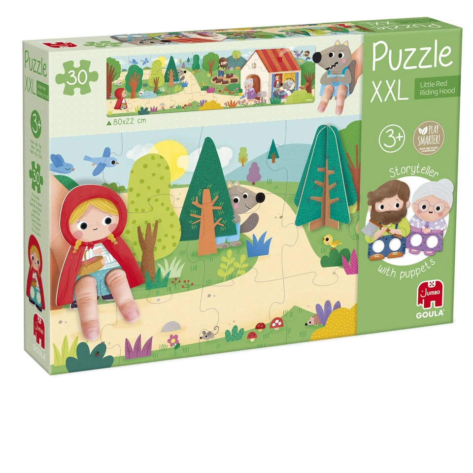 Jumbo 1110700207 Red Riding Hood XXL - Puzzle da Gioco, Multicolore hVxK - Immagine 1 di 4