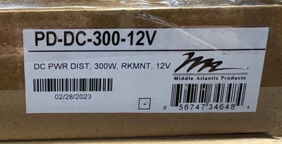 Middle Atlantic PD-DC-300-12V / DC PWR DIST, 300W, RKMT, 12V - Image 1 of 3