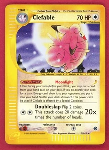 Clefable 7/165 Spedizione Reverse Holo Rara Serie E Pokémon TCG -HP - Foto 1 di 2