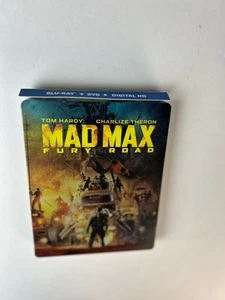 Mad Max Fury Road Blu-ray and DVD Combo Best Buy Exclusive Steelbook Tom Hardy - Picture 1 of 21