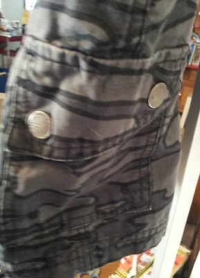 Pantalones Cortos Carga Shaun Blanco Negro Gris Camuflaje Niños Talla (4-10-16) Algodón con Cinturón Foto 1 de 4