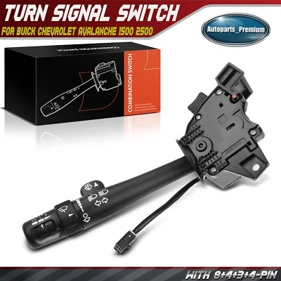 Interruptor combinado de señal de giro para Chevy Tahoe SSR Silverado GMC Sierra Cadillac Foto 1 de 4